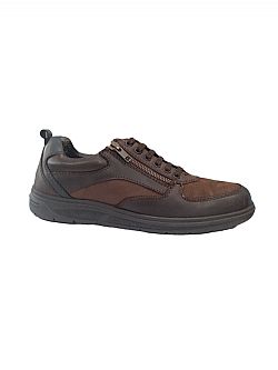 Freemood Ανδρικό παπούτσι Comfort σε Καφέ χρώμα