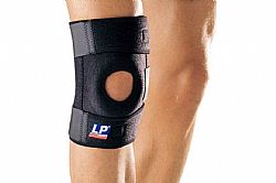 LP SUPPORT KNEE SUPPORT WITH STAYS Μαύρο