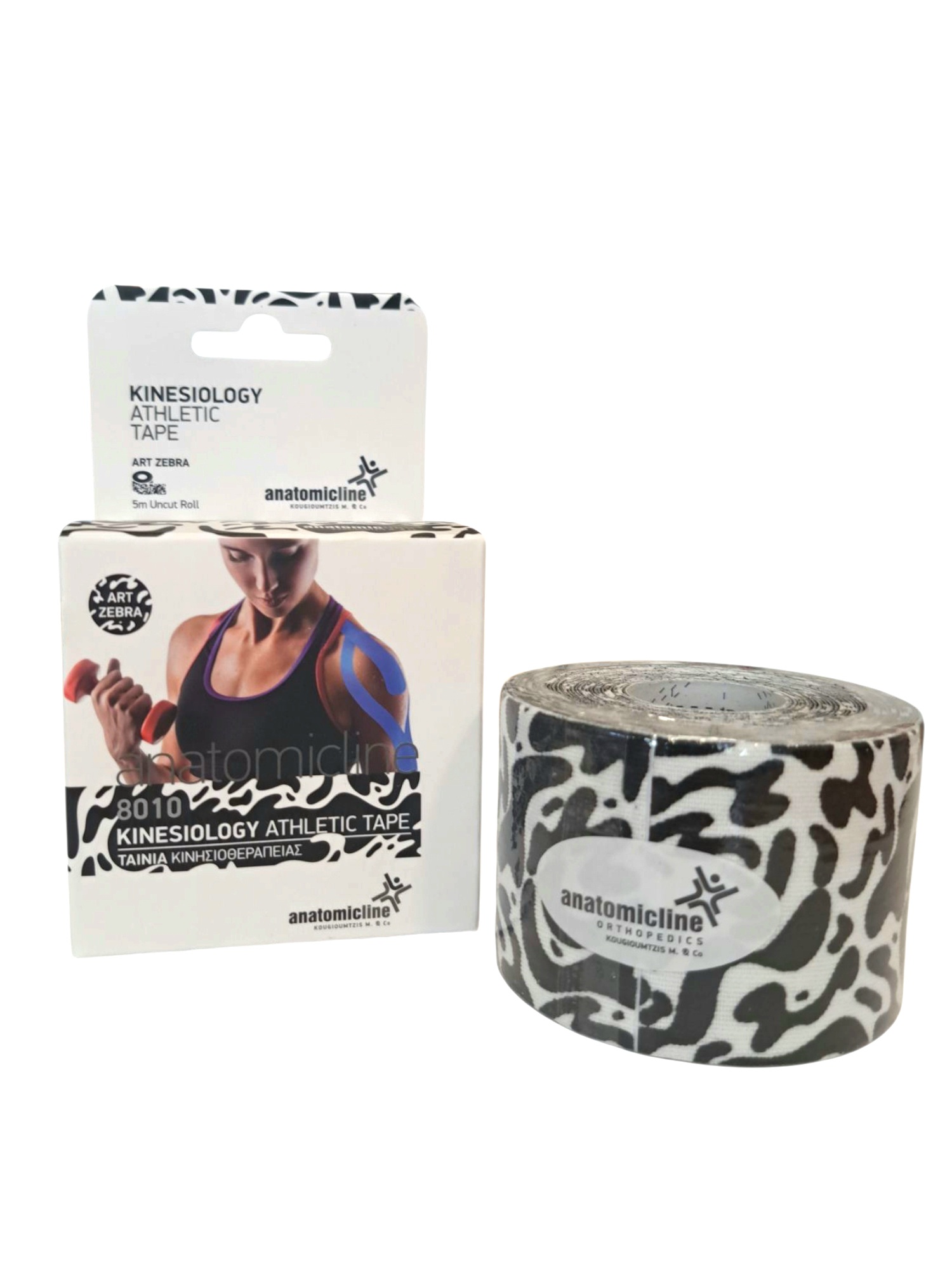 Anatomic Line Kinesiology Athletic Tape 5cm X 5m ART ZEBRA