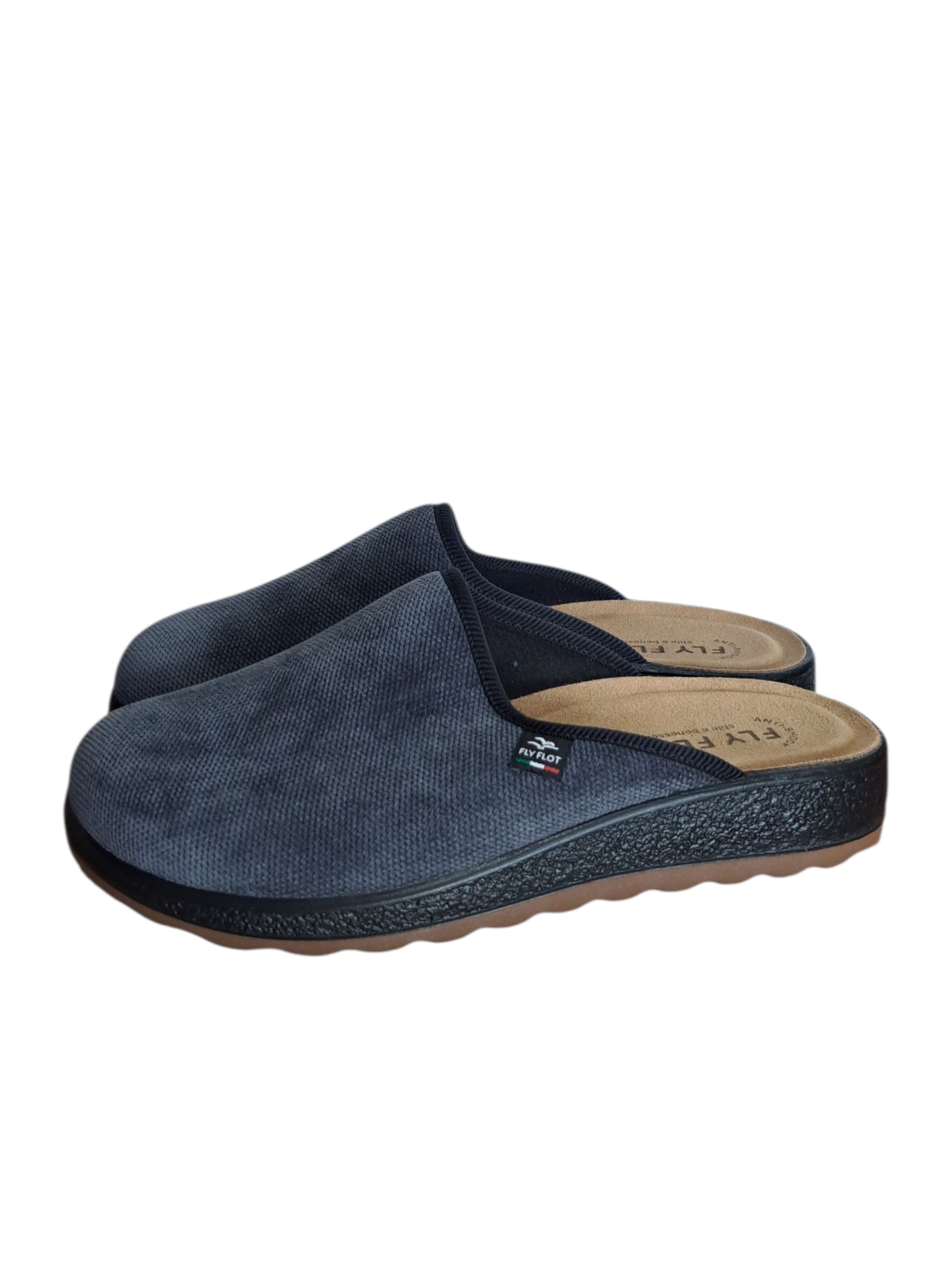 Fly Flot Χειμερινές Ανδρικές Παντόφλες Γκρι