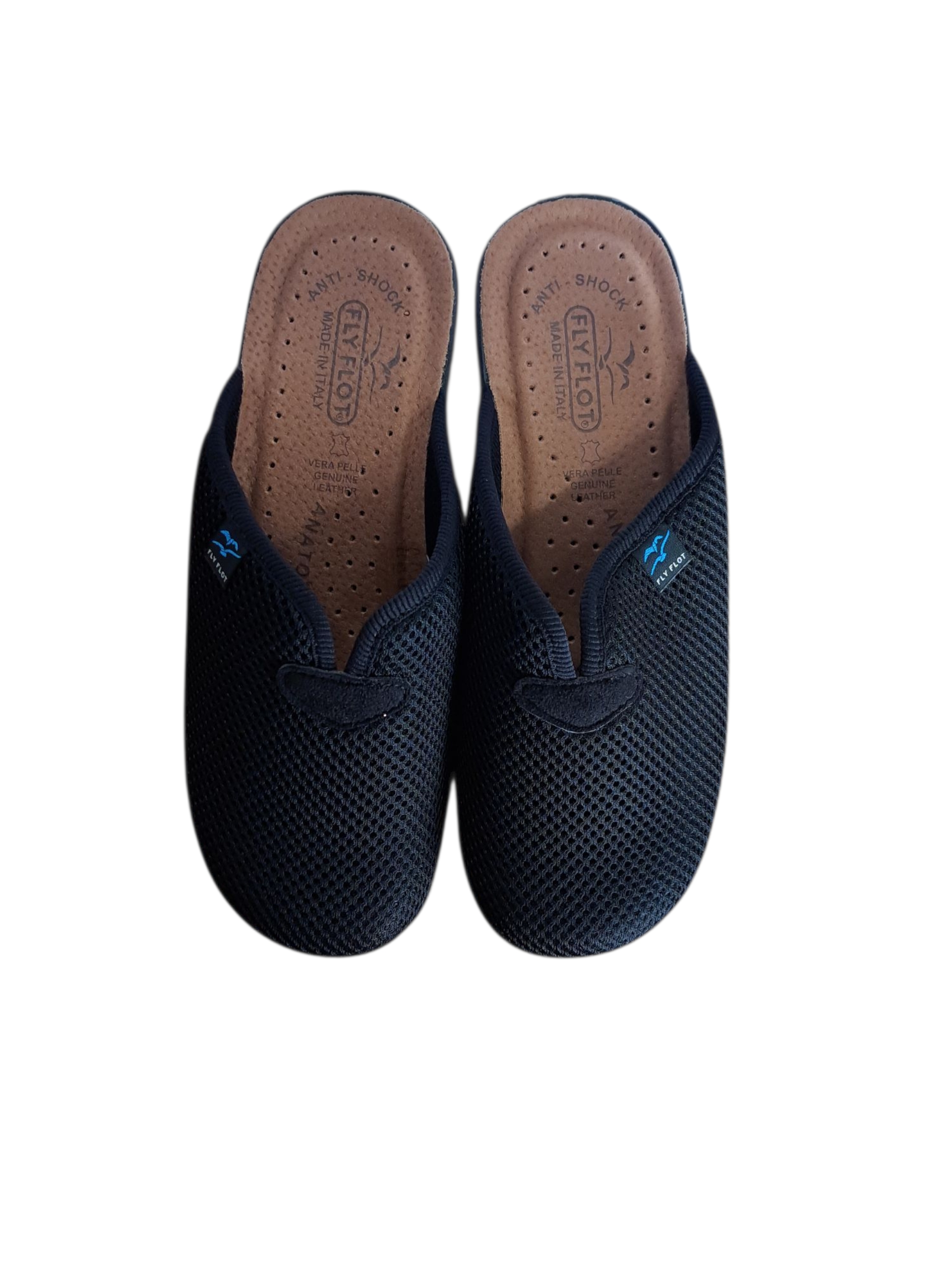 Fly Flot Ανατομικές Γυναικείες Παντόφλες Μαύρες