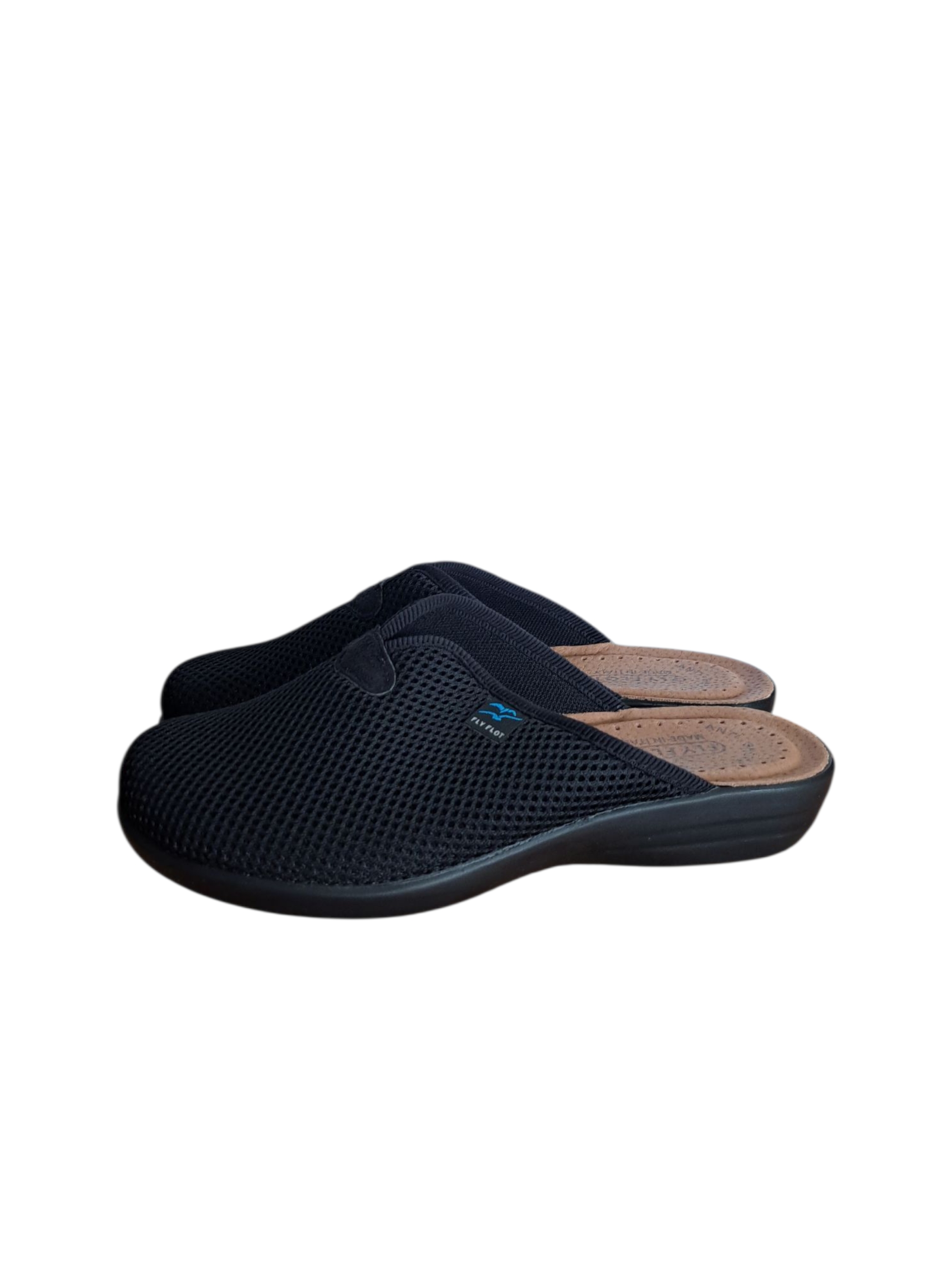 Fly Flot Ανατομικές Γυναικείες Παντόφλες Μαύρες