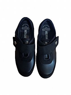 Fly Flot Γυναικεία Μοκασίνια σε Γκρι- Μαύρο