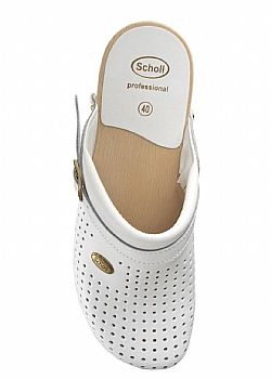 Scholl Professional Clog Supercomfort B Ανατομικά Σαμπό White