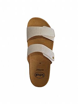 Scholl Lusaka Γυναικεία Ανατομικά Σανδάλια Μπεζ
