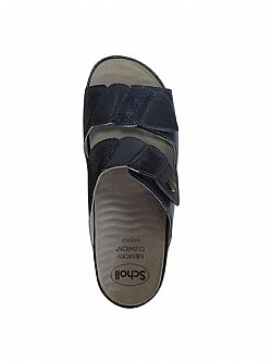 Scholl NIVES 2 STRAPS Memory Cushion Παντόφλες Σκούρο Μπλέ