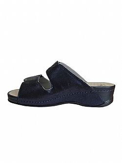 Scholl NIVES 2 STRAPS Memory Cushion Παντόφλες Σκούρο Μπλέ