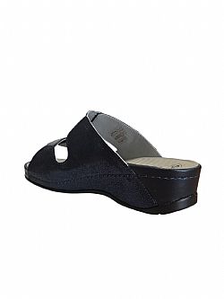 Scholl NIVES 2 STRAPS Memory Cushion Παντόφλες Σκούρο Μπλέ