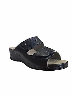 Scholl NIVES 2 STRAPS Memory Cushion Παντόφλες Σκούρο Μπλέ