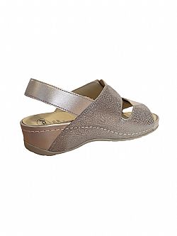 Scholl NIVES 2 STRAPS ΣΑΝΔΑΛΙΑ ΑΝΟΙΧΤΟ ΤΑΜΠΑ