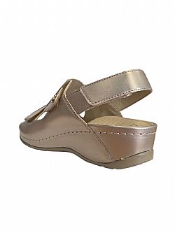Scholl NIVES 2 STRAPS ΣΑΝΔΑΛΙΑ ΑΝΟΙΧΤΟ ΤΑΜΠΑ