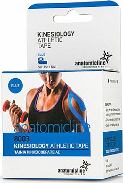 Anatomic Line Kinesiology Athletic Tape 5cm X 5m Μπλέ