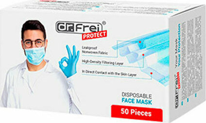 Μάσκες Προστασίας Μιας Χρήσης Dr. Frei 50 τεμ