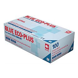 Blue Eco-Plus Γάντια Νιτριλίου Χωρίς Πούδρα Μπλε 100τμχ
