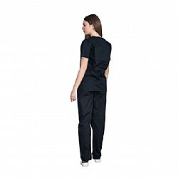 Alezi Σετ Παντελόνι & Μπλούζα Unisex σε Μάυρο Χρώμα SCRUB-UNISEX-BLACK