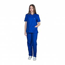 Alezi Σετ Παντελόνι & Μπλούζα Unisex σε ΜΠΛΕ Χρώμα SCRUB-UNISEX-ROYAL BLUE