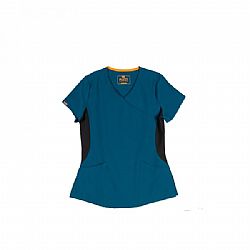 Alezi Σετ Παντελόνι & Μπλούζα Stretch για Γυναίκες σε Πετρόλ Χρώμα SCRUB-WOMAN-STRETCH-CARIBBEAN