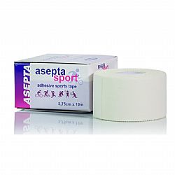 Asepta Sport Αθλητική Αυτοκόλλητη Υφασμάτινη Ταινία Συγκράτησης 3,75 x 10m 1Τεμ